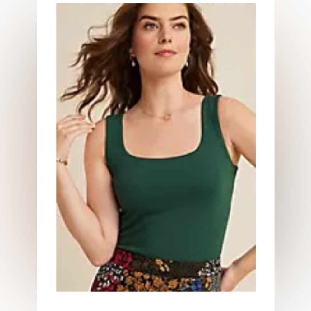 Maurice’s Square Neck Forest Green Top